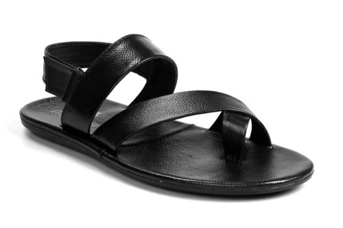 Molessi Black Leather Sandal
