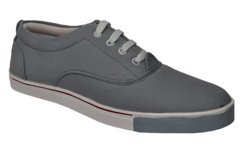 Molessi Grey Canvas Casual Shoes