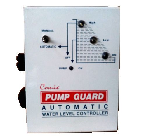 Comic PUMP GUARD - Fully Automatic Water/Acid Level Indicator Controller | 10 Amp Relay, Saves Electricity & Manpower, 3-Year Warranty