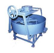 Blue Industrial Pan Mixer Machine