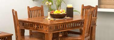 Wooden Dining Table Set - Premium Quality Solid Wood, Ergonomic Design and Durable Finish