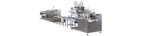 USW-2500-B4 40-120 Pieces Baby Wet Wipe Machinery Production Line