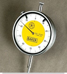 Baker Lever Type Dial Gauge