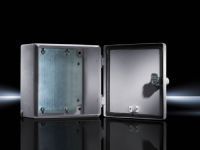 E-Box EB - IP 66 Rated, Wall-Mounted Sheet Steel Enclosure with 180-Degree Hinge and Interchangeable Lock System