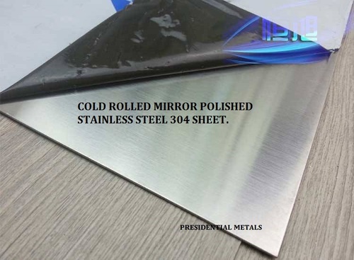 Cold Rolled Mirror Polished Stainless Steel 304 Sheets