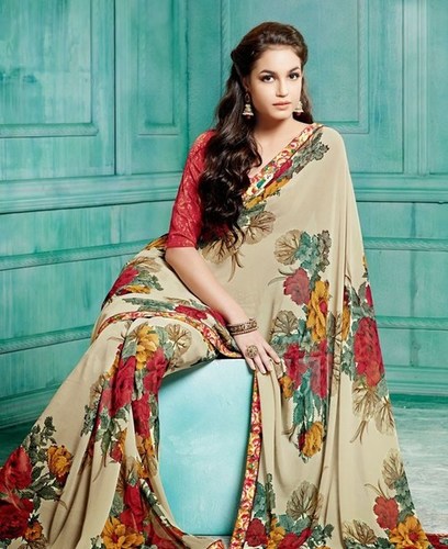 Georgette Sarees - Premium Quality Fabric, Customizable Designs & Vibrant Colors 