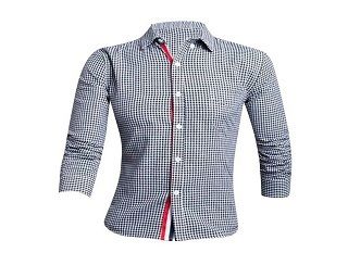 Ladies Check Design Casual Shirt