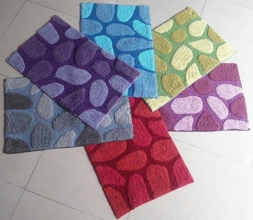 Large - Two Colored Tone Bath Mats