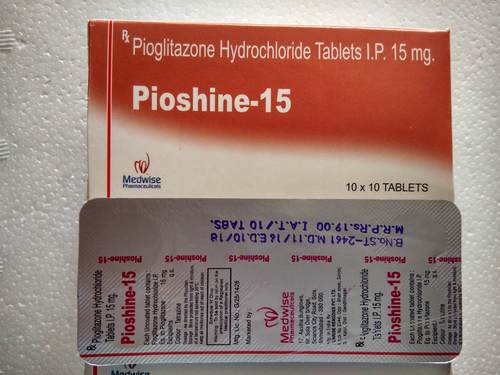 Pioshine 18 Pioglitazone Hydrochloride Tablets