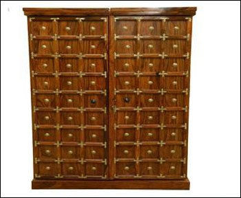 Solid Sheesham Wood Bar Cabinet