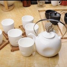 White Ceramic Tea Set