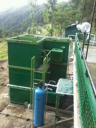 Containerised STP and ETP Plant - Fiber-Reinforced Plastic, Green | Compact Design, Mobile Unit, Easy Installation, Efficient Treatment