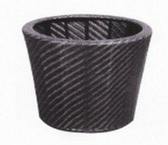 Round Wicker Lining Garden Rattan Planter