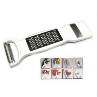 Metal Skepick Stainless Steel 3-In-1 Suzuki Peeler Grater Slicer