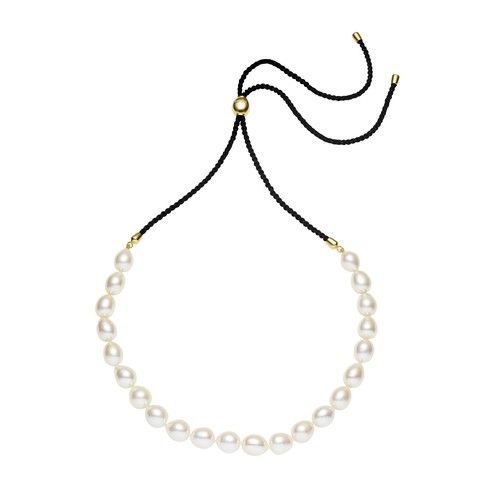 Gold Plated Pearl Necklace