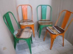 Bright Color Antique Round Chairs