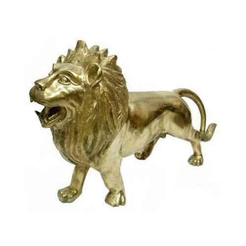 Brass Lion Statue