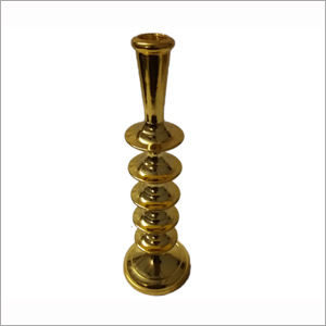 Decorative Gold Plated Aluminum Candle Holder