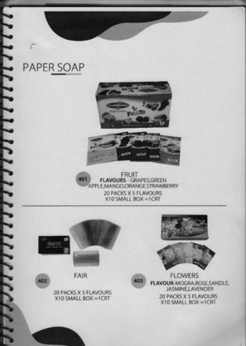 High Quality Paper Soaps