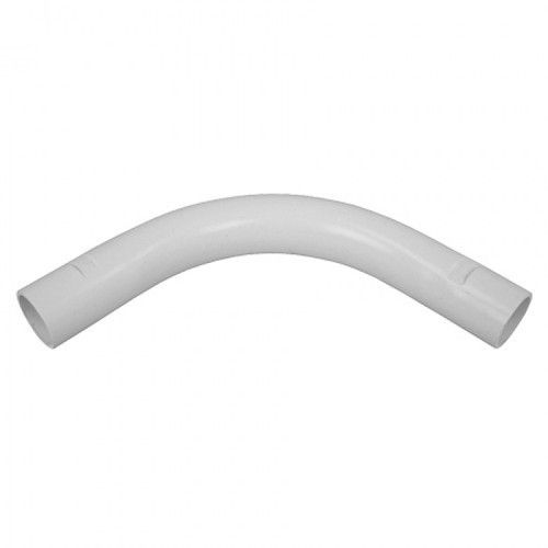 White PVC Conduit Bend