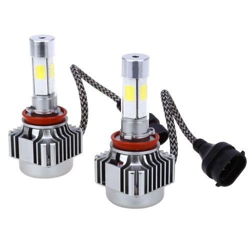 High Efficiency Auto Headlight Bulb 36W 4000Lm (X2) 6000K Daylight Led Headlamp Bulbs Conversion Kit