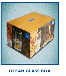 Golden Ocean Glass Box