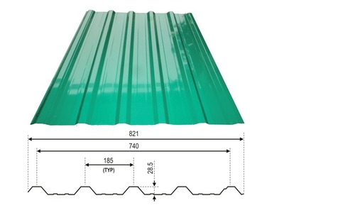 Lysaght Varydek 740 शीट