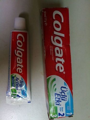 White Colgate Toothpaste