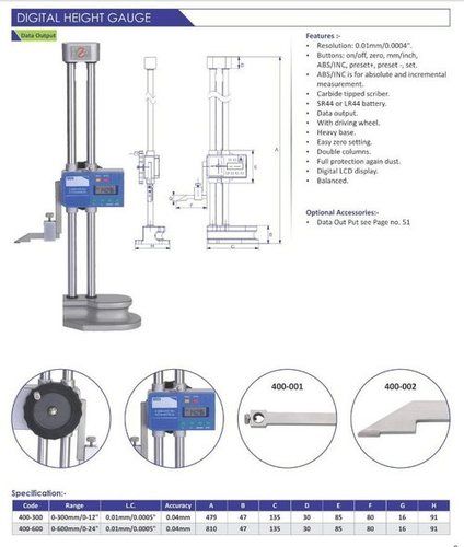 Digital Height Gauges