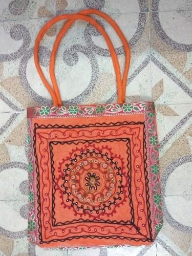 Cotton Fabric Ladies Rope Handle Shopping Bags