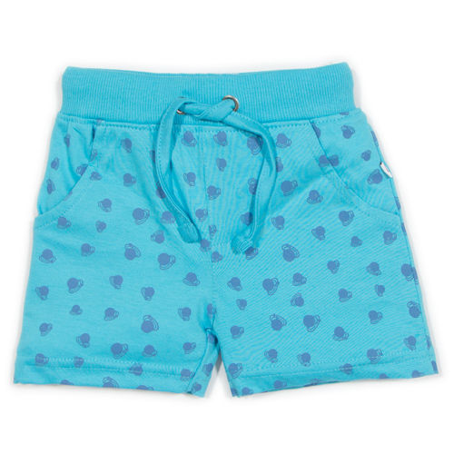 Planets All Over Print Blue Shorts