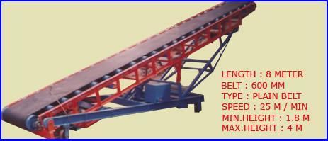 Belt Type Mobile Lorry Loader Cum Stacker