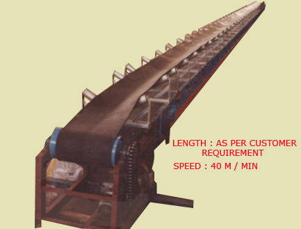 Flat / Trough Type Fixed Belt Conveyor