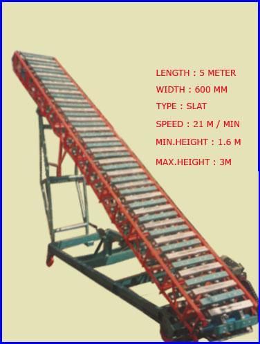 Slat Type Mobile Lorry Loader Cum Stacker