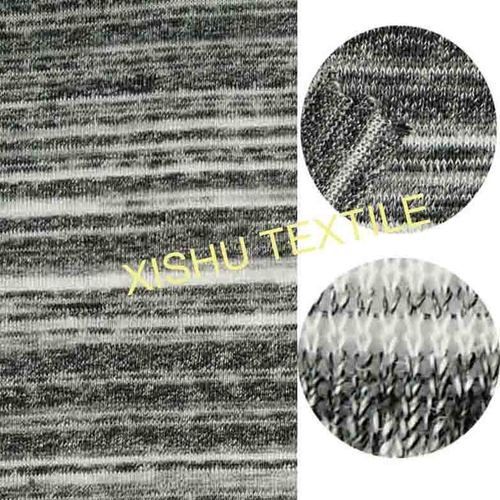 Polyester Striped Yarn Dyed Single Jersey