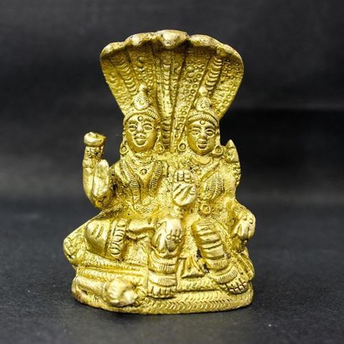 Laxmi Vishnu Brass Idols