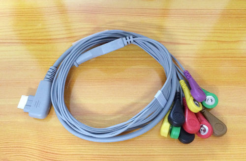 Holter Monitor Cable - 5 Lead, 3 Feet Length | Premium ECG EKG Patient Monitoring Solution