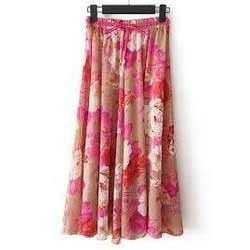 Printed Chiffon Skirt