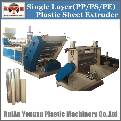 Single Layer Plastic Sheet Extruder