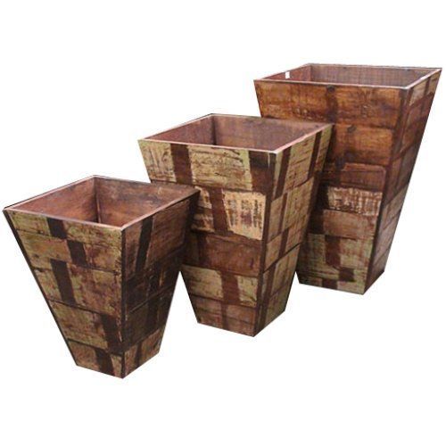 Termite Free Wooden Flower Pots