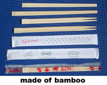 White Disposable Bamboo Chopstick