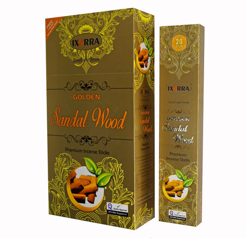 Golden Sandalwood Incense Stick Burning Time: 45 Minutes