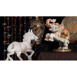 Horse and Elephant Stone Handicraft