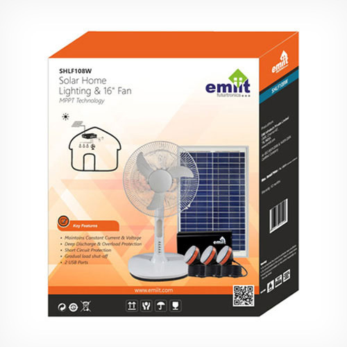 Solar Home Lighting and Fan Jumbo XXL 