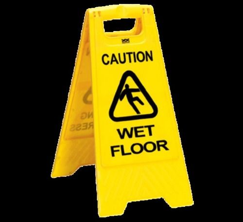 Wet Floor Caution Board Application: Industrial