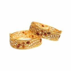 Gold Bangles - Exceptional Quality Material, Customizable Designs & Sizes, Lightweight and Attractive Look