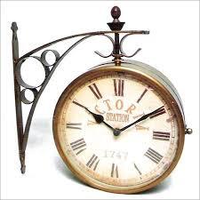 Metal Hanging Station Clocks