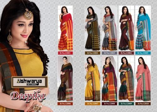 Pure Cotton Sarees with Blouse