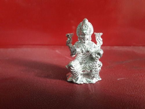 Silver Dhanlaxmi Idol