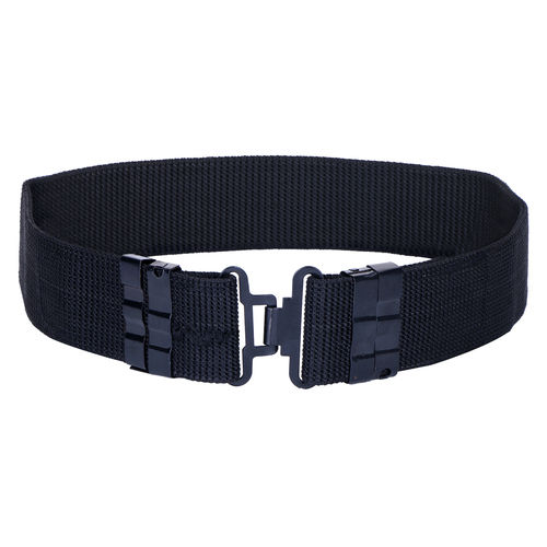 Black Tactical Web Belt for Men (NU85)